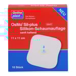 OsMo Sil-plus Silikonauflage 11X11cm steril