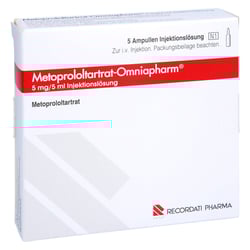 METOPROLOLTARTRAT-Omniapharm 5 mg/5 ml Inj.-Lsg.