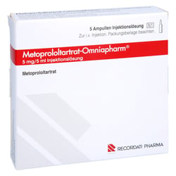 METOPROLOLTARTRAT-Omniapharm 5 mg/5 ml Injektion -Lösung