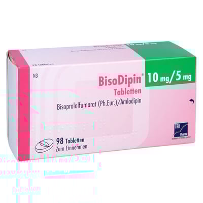 Bisodipin 10mg/5mg Tab
