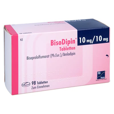 Bisodipin 10 mg/10 mg Tab Produktbild 1