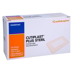 Cutiplast Plus steril 5x7 cm Verband Avitamed