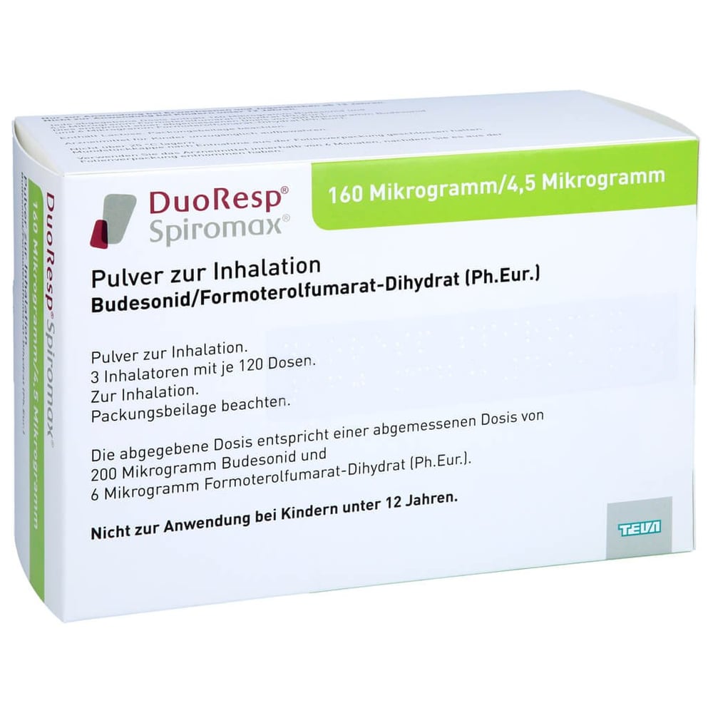 DuoResp Spiromax 160 Mikrogramm/4,5 Mikrogramm/Dosis