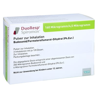 DuoResp Spiromax 160 Mikrogramm/4,5 Mikrogramm/Dosis