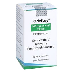 Odefsey 200 mg/25 mg/25 mg