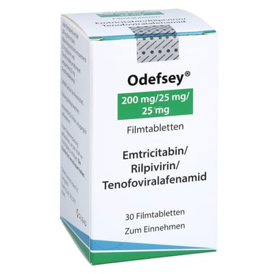 Odefsey 200 mg/25 mg/25 mg