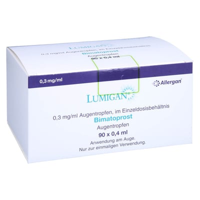 Lumigan 0,3 mg/ml Augentropfen im Einzeldosisbeh. Produktbild 1
