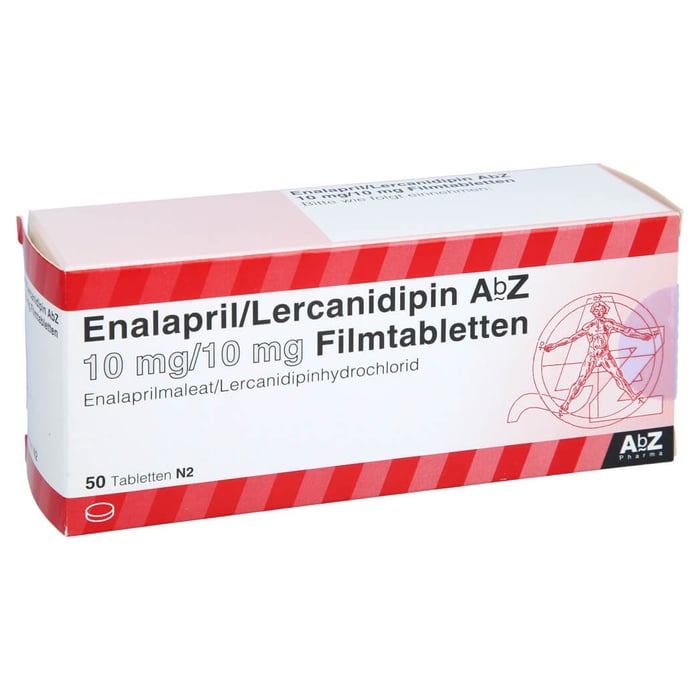 Enalapril/Lercanidipin AbZ 10mg/10mg