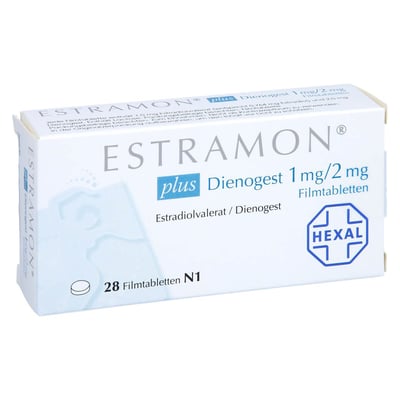 Estramon plus Dienogest 1 mg/2 mg Produktbild 1