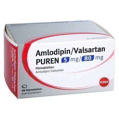 Amlodipin/Valsartan PUREN 5 mg/80 mg