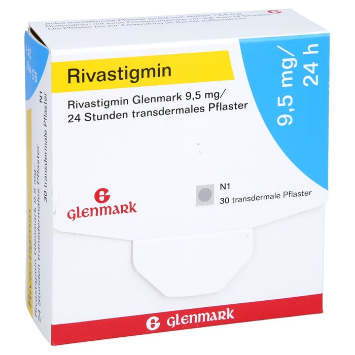 Rivastigmin Glenmark 9,5mg/24 Stunden
