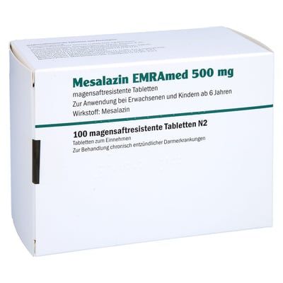 Mesalazin EMRAmed 500 mg Produktbild 1