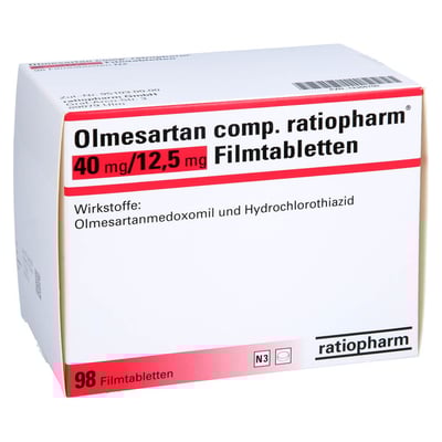 Olmesartan comp. ratiopharm 40 mg/12,5 mg