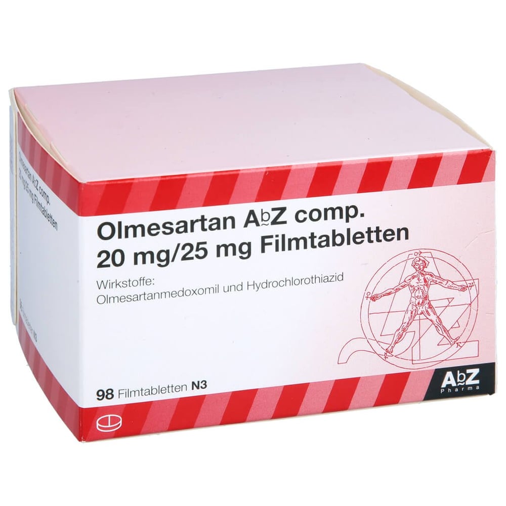 Olmesartan AbZ comp. 20 mg/25 mg