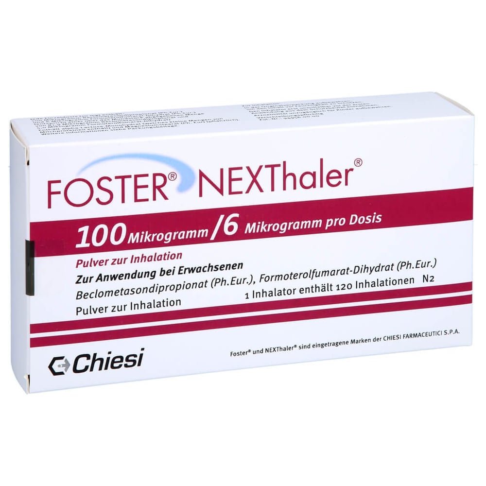 Foster NEXThaler 100/6 ug 120 ED Inhalationspulver