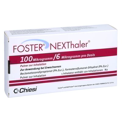 Foster NEXThaler 100/6 ug 120 ED Inhalationspulver