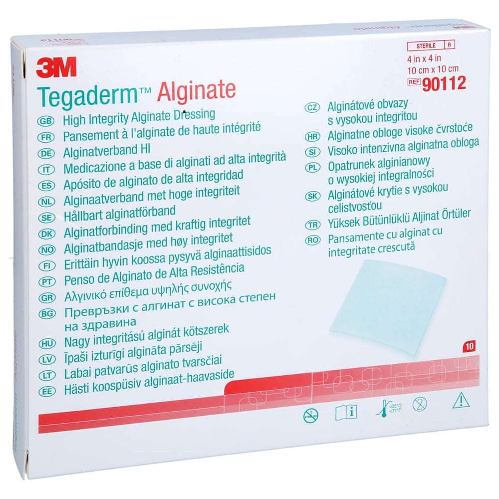 Tegaderm Alginate Kompressen 10x10 cm 90112