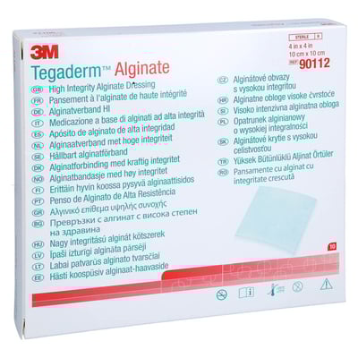 Tegaderm Alginate Kompressen 10x10 cm 90112