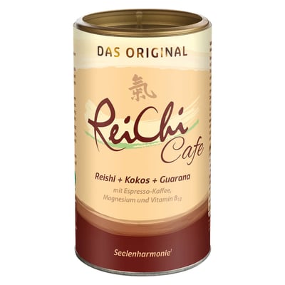 ReiChi Cafe Reishi-Pilz Espresso Kaffee Kokos vegan