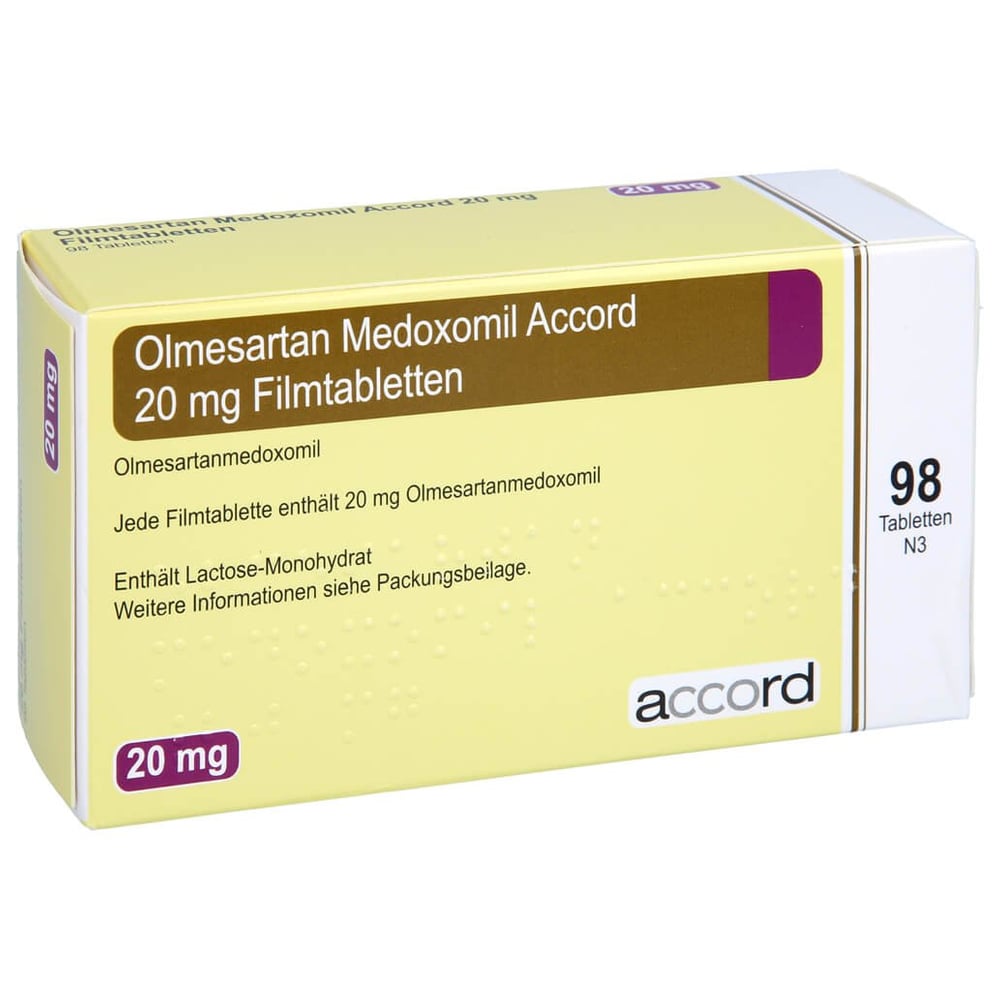 Olmesartan Medoxomil Accord 20 mg
