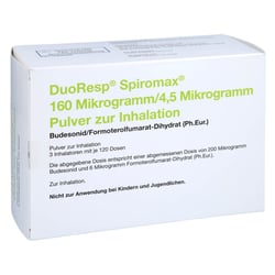 DuoResp Spiromax 160 Mikrogramm/4,5 Mikrogramm/Dosis