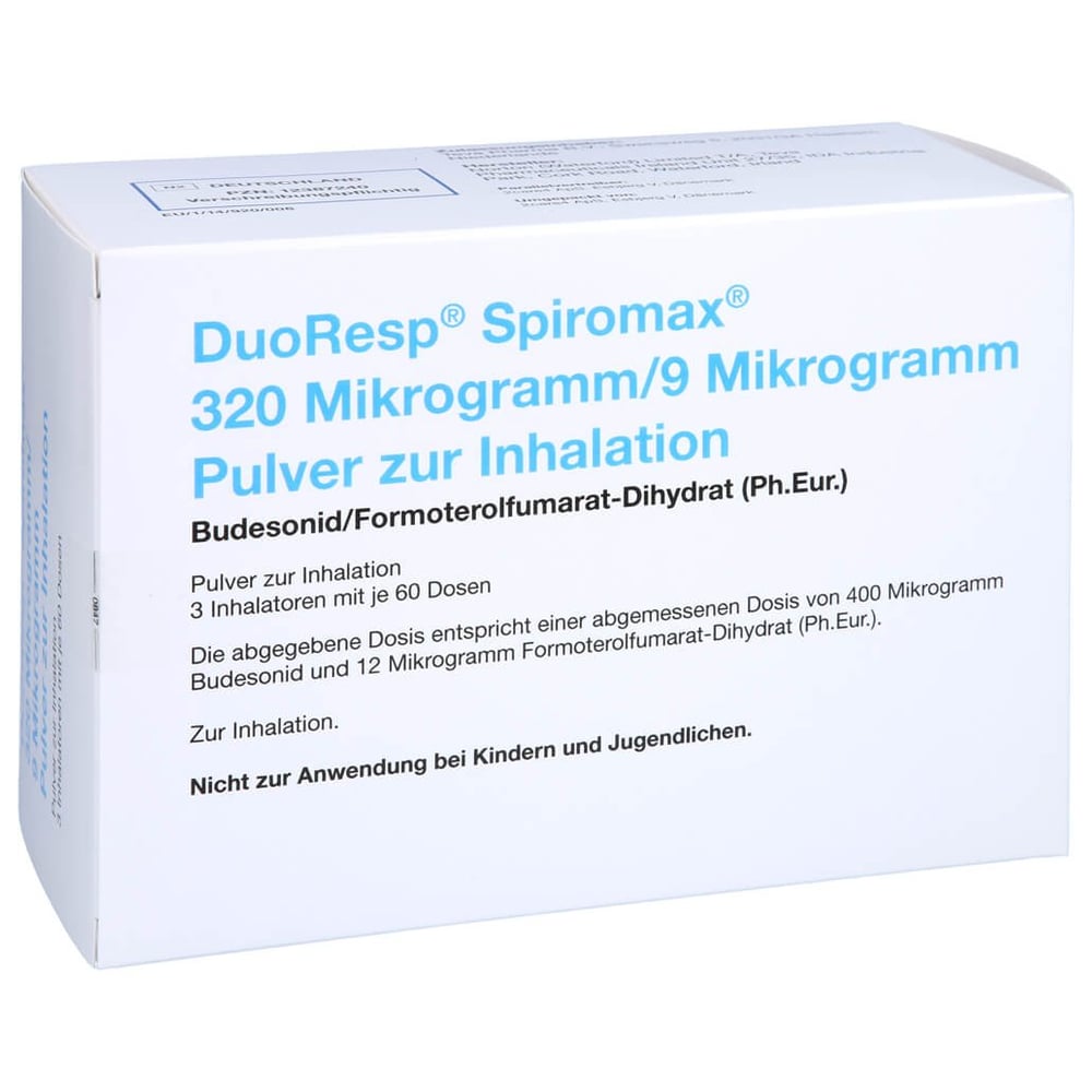 DuoResp Spiromax 320 Mikrogramm/9 Mikrogramm/Dosis