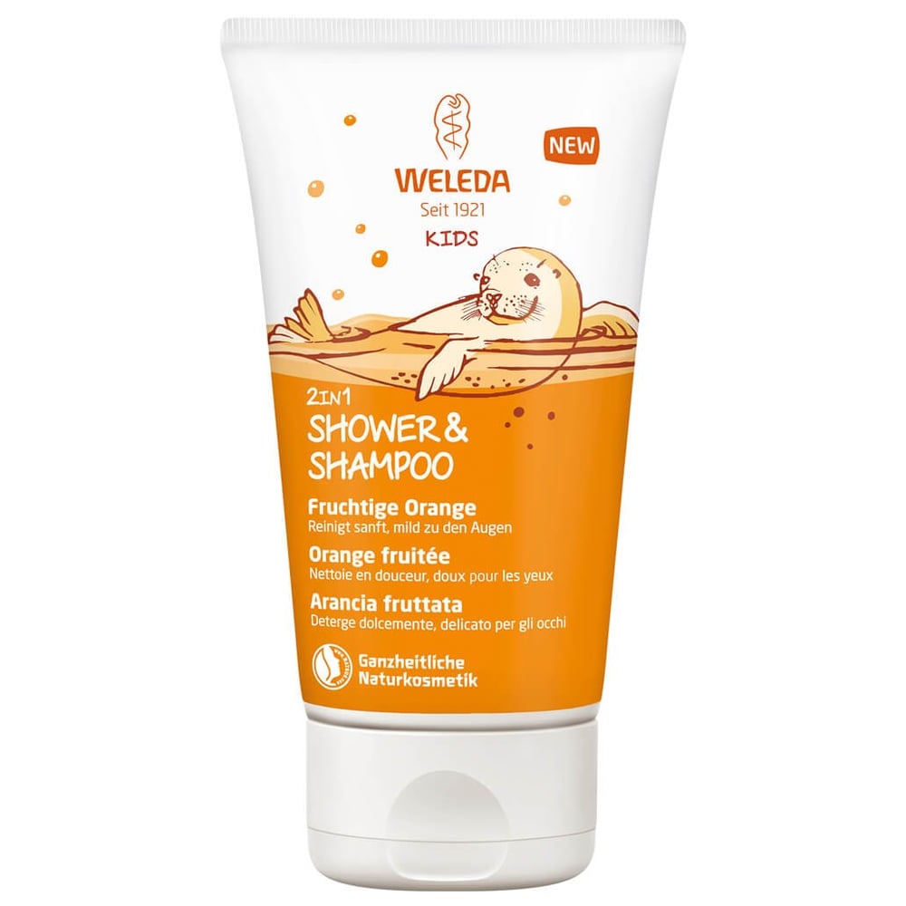 Weleda Kids 2in1 Shower & Shampoo Fruchtige Orange