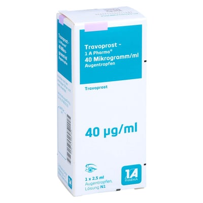 Travoprost-1A Pharma 40 Mikrogramm/ml