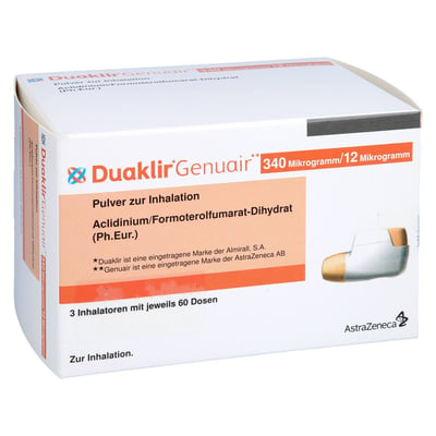 Duaklir Genuair 340ug/12ug Pulver z. Inhalation 60ED Produktbild 1
