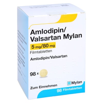 Amlodipin/Valsartan Mylan 5 mg/80 mg