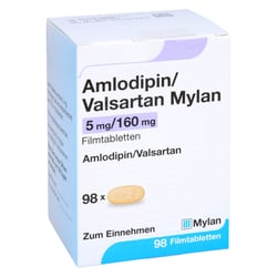 Amlodipin/Valsartan Mylan 5 mg/160 mg