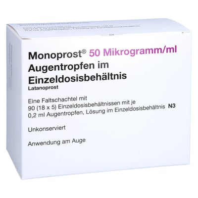 Monoprost 50 Mikrogramm/ml Augentropfen