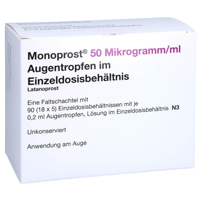 Monoprost 50 Mikrogramm/ml Augentropfen