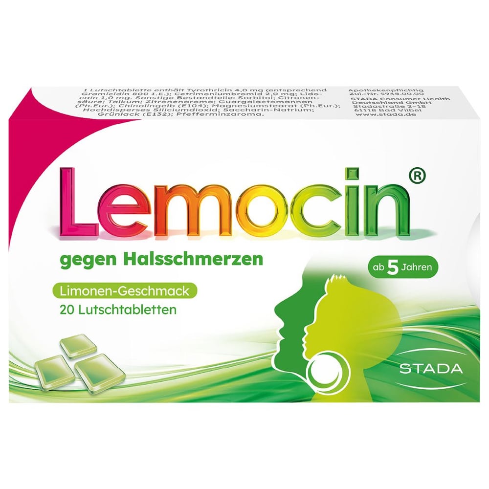 Lemocin gegen Halsschmerzen