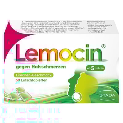 Lemocin gegen Halsschmerzen