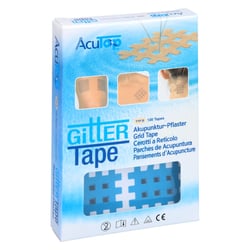 Gitter Tape Acutop Akupunkturpflaster 3x4 cm blau