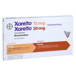 Xarelto 15 mg+20 mg Starterpackung