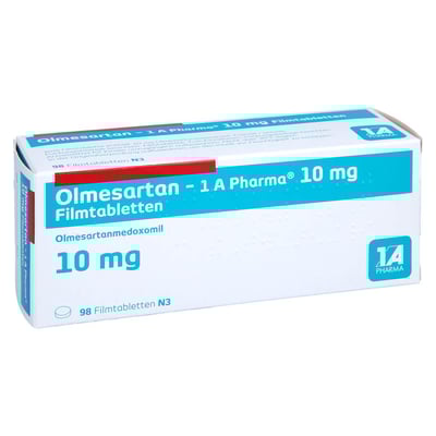 Olmesartan - 1 A Pharma 10 mg Filmtabletten