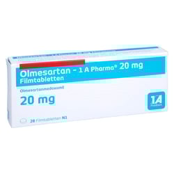Olmesartan - 1 A Pharma 20 mg Filmtabletten