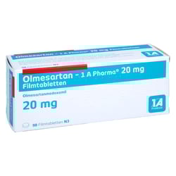 Olmesartan - 1 A Pharma 20 mg Filmtabletten