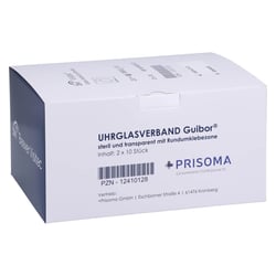 Uhrglasverband Guibor steril transparent