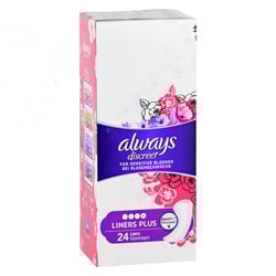 Always discreet Inkontinenz Liner plus Slipeinlag.
