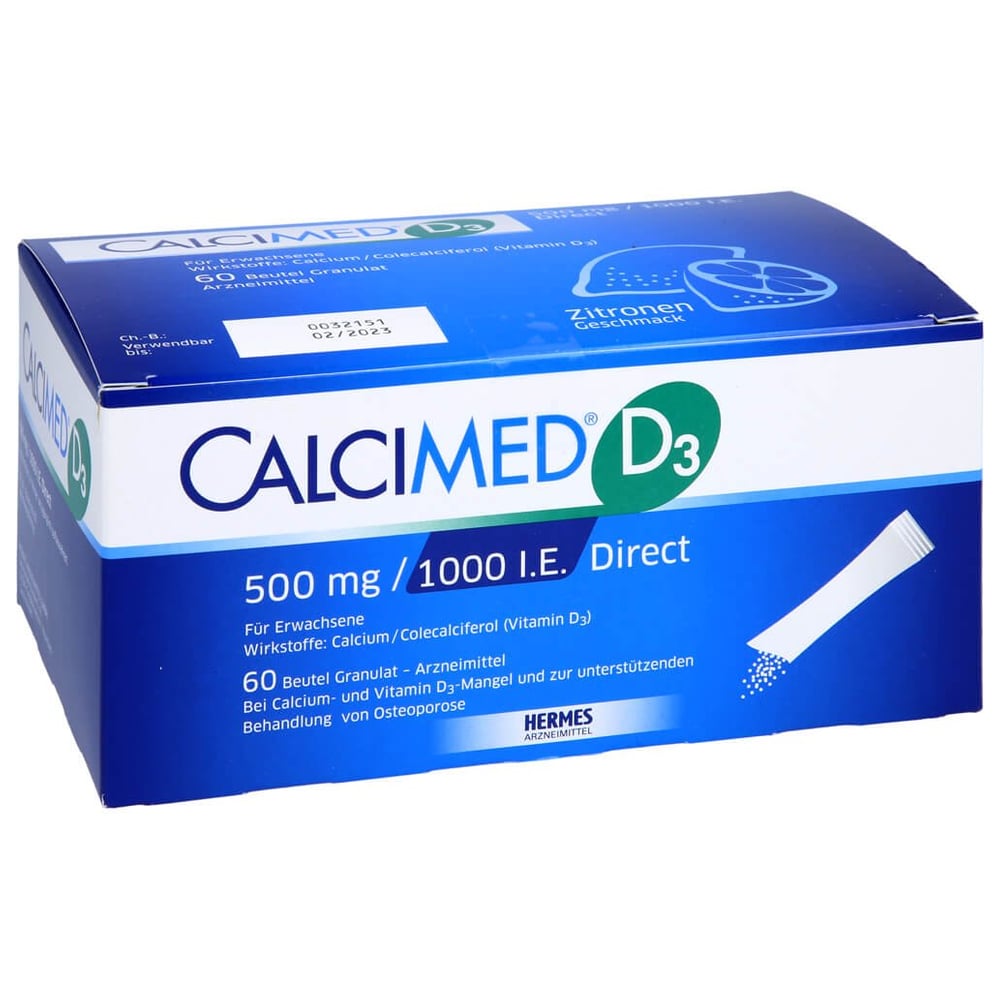 Calcimed D3 500 mg/1000 I.E. Direct