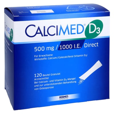 Calcimed D3 500 mg/1000 I.E. Direct