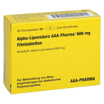 Alpha-Liponsäure AAA-Pharma 600 mg
