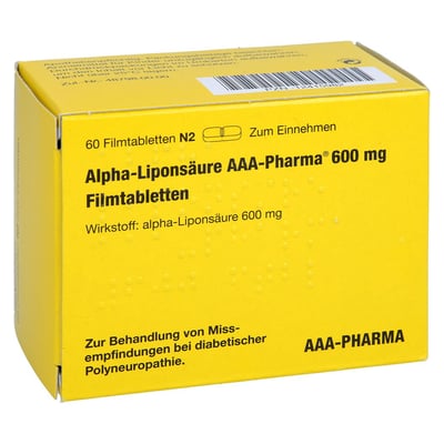 Alpha-Liponsäure AAA-Pharma 600 mg
