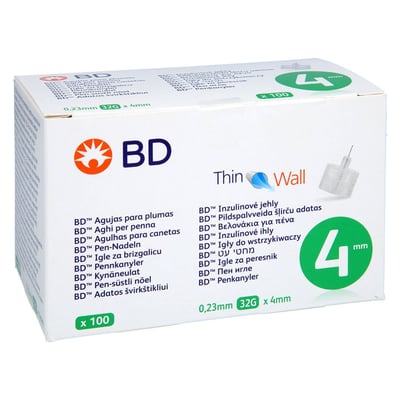 BD Pen-nadeln 0,23x4 mm