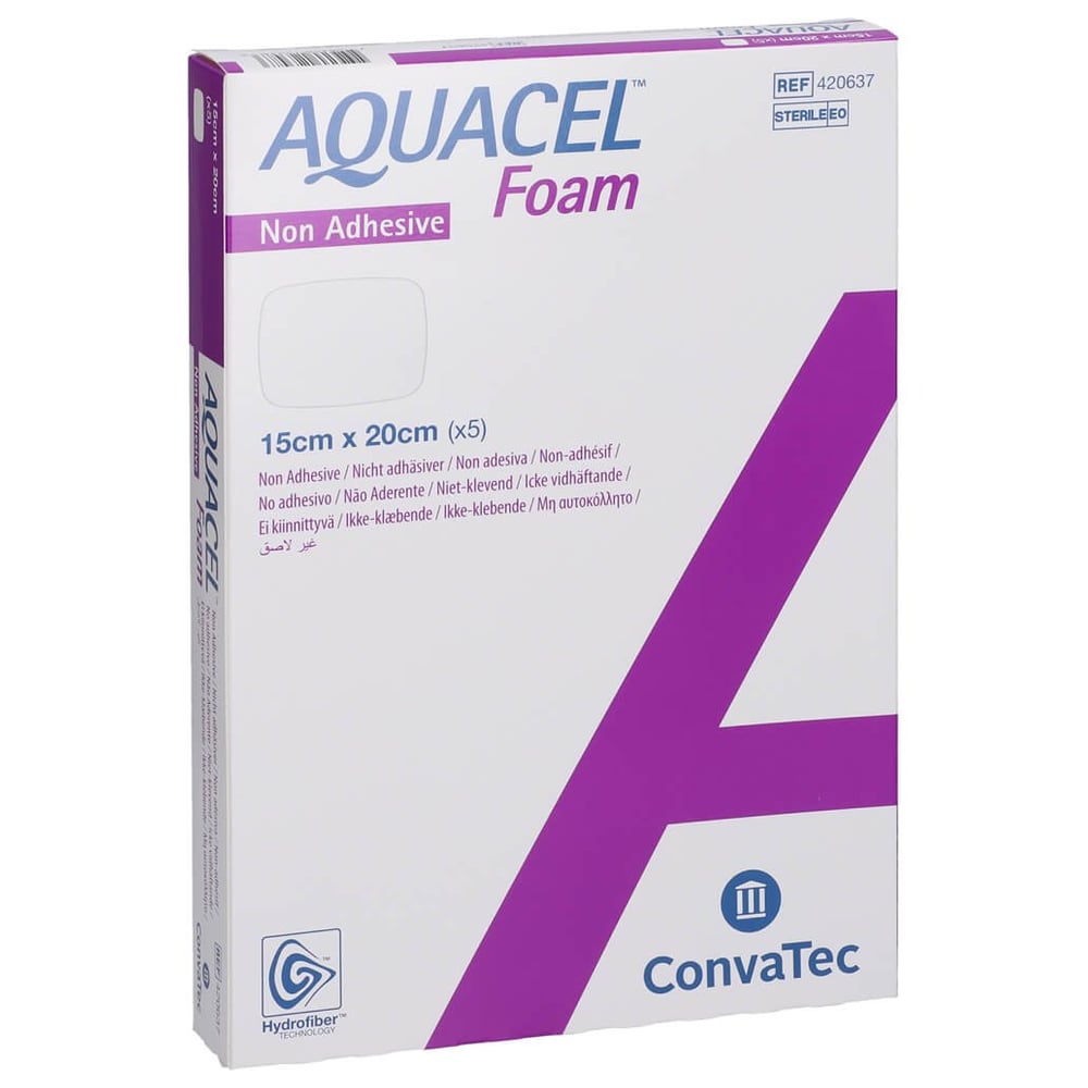 Aquacel Foam nicht adhäsiv 15x20 cm Verband