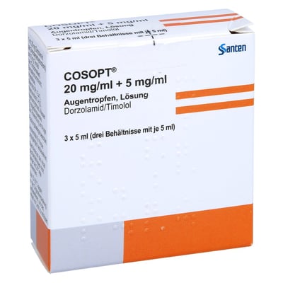 Cosopt 20 mg/ml + 5 mg/ml Produktbild 1