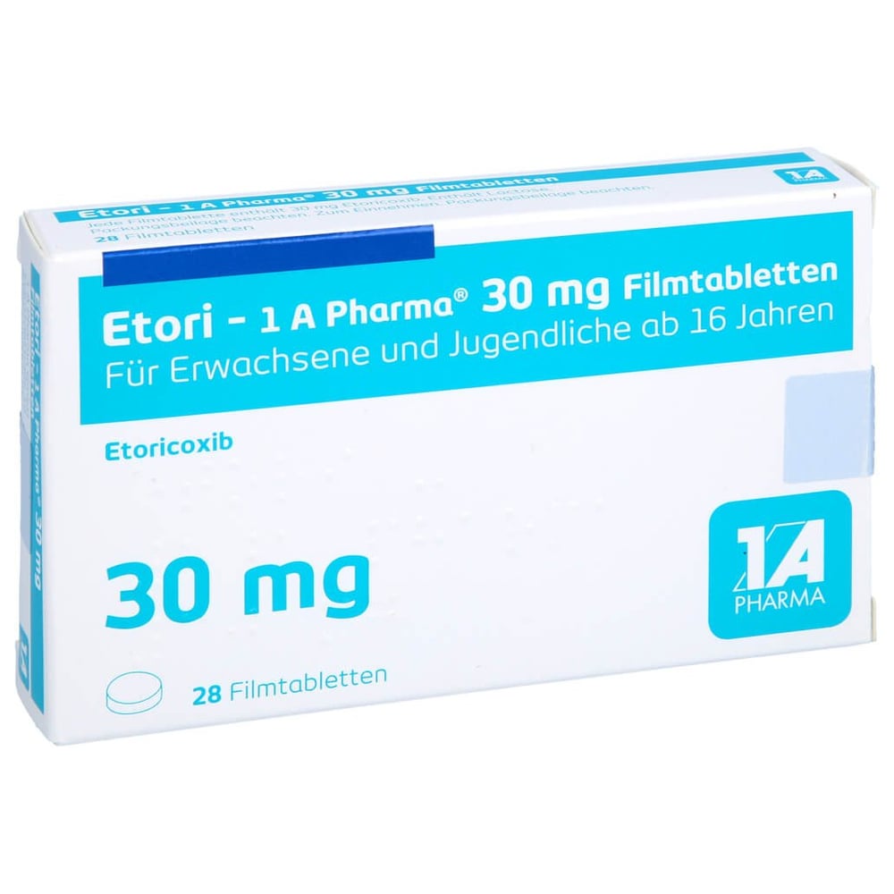 Etori - 1 A Pharma 30 mg Filmtabletten